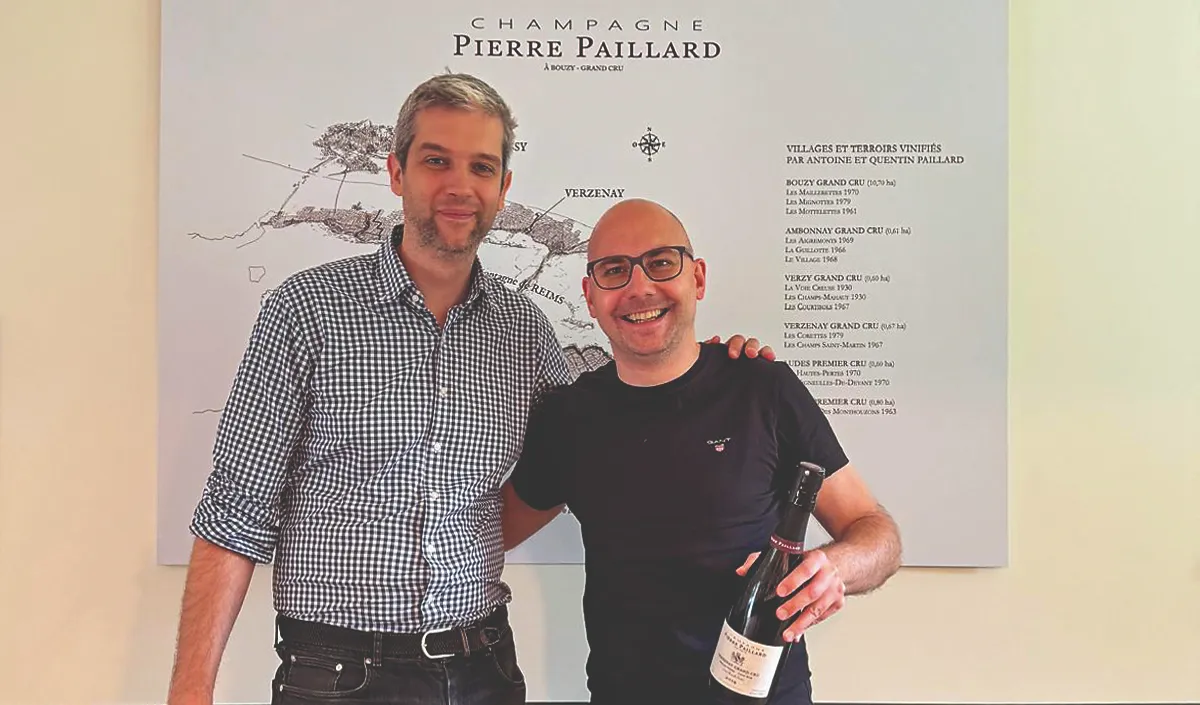 Quentin Paillard mit Marcio Hamann