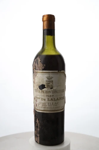 Rotwein, Château Pichon-Longueville Comtesse de Lalande, 1937, Château Pichon-Longueville Comtesse de Lalande