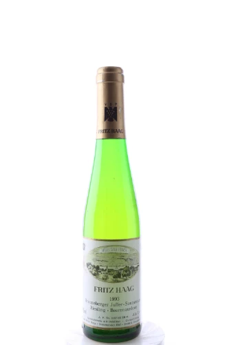 Süsswein, Brauneberger Juffer Sonnenuhr Riesling Beerenauslese Nr. 20 Goldkapsel, 1993, Weingut Fritz Haag