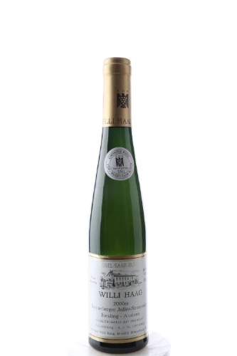 Süsswein, Brauneberger Juffer Sonnenuhr Riesling Auslese Nr. 1 Goldkapsel, 2000, Weingut Willi Haag