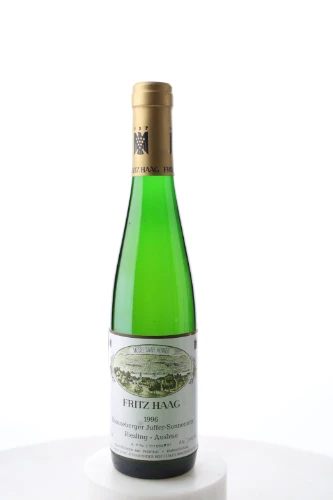 Süsswein, Brauneberger Juffer Sonnenuhr Riesling Auslese Nr. 9 Goldkapsel, 1996, Weingut Fritz Haag