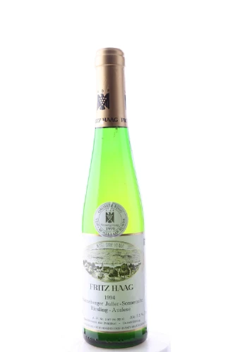 Süsswein, Brauneberger Juffer Sonnenuhr Riesling Auslese Nr. 22 Lange Goldkapsel, 1994, Weingut Fritz Haag