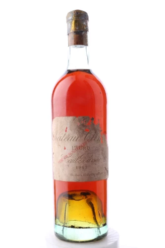 Süsswein, Château Climens, 1917, Château Climens