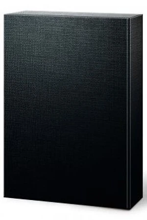 Geschenkkarton schwarz neutral, für 3 Flaschen 75cl, Geschenkkarton schwarz