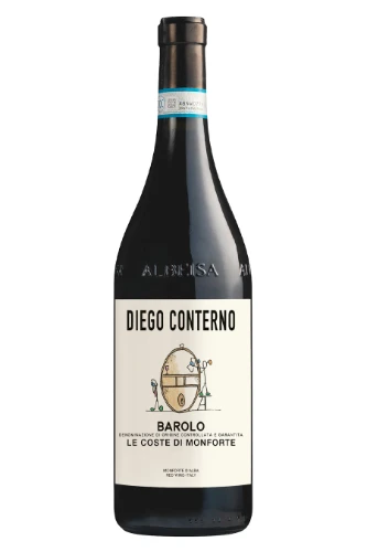 Rotwein, Barolo Le Coste di Monforte, 2021, Diego Conterno