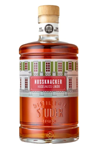 Spirits & Portwein, Nussknacker Haselnusslikör, Distillerie Studer