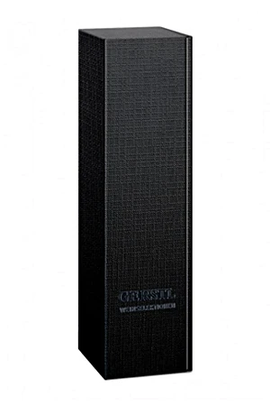 Geschenkkarton schwarz, für 1 Flasche 75cl, Geschenkkarton schwarz mit Logo