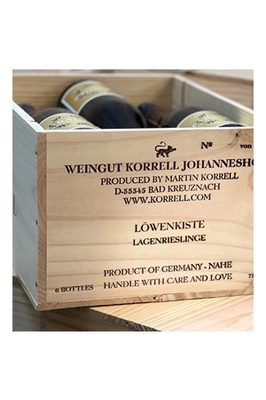 Weisswein, Löwenkiste Lagenrieslinge, 2021, Weingut Korrell Johanneshof
