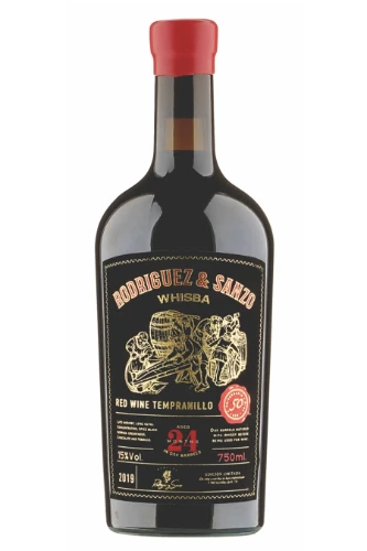 Rotwein, Whisba - Tempranillo aged 24 months in Whisky barrels, 2019, Rodríguez Sanzo