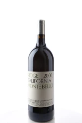 Rotwein, Monte Bello, 2000, Ridge Vineyard