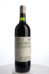 Rotwein, Geyersville, 1995, Ridge Vineyard