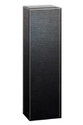 Geschenkkarton schwarz, für 1 Flasche 75cl, Geschenkkarton schwarz