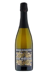 Schaumwein, Black Label Weisser Burgunder Sekt, Weingut von Winning